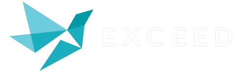 Exceed Teal Horizontal, White Text, cropped